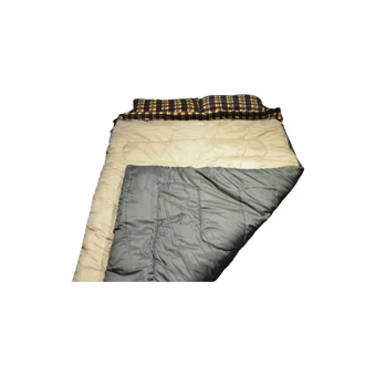 Nurgaz Campout -20 Derece Polyester 4 Mevsim Kamp Çift Kişilik Yetişkin Uyku Tulumu Kahverengi