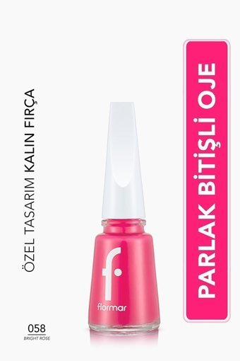 Flormar Fne-058 Brıght Rose Bright Rose Parlak Oje