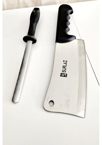 Sürlaz Plastik Saplı 19 - 20 cm 2 Parça Düz Satır