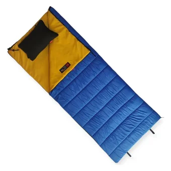 Naturecamp Oga 200 Plus -5 Derece Micropolyester 1 Mevsim Kamp Tek Kişilik Yetişkin Uyku Tulumu Mavi