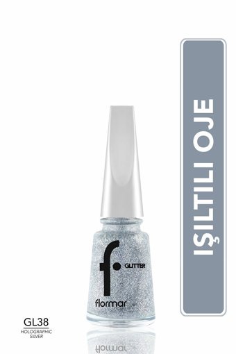 Flormar Gl38 Holographic Silver Sedefli Oje