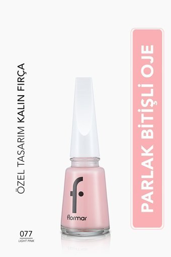 Flormar 077 Light Pink Parlak Oje