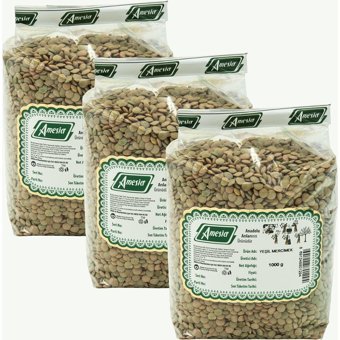 Amesia Yeşil Mercimek 3x1 kg