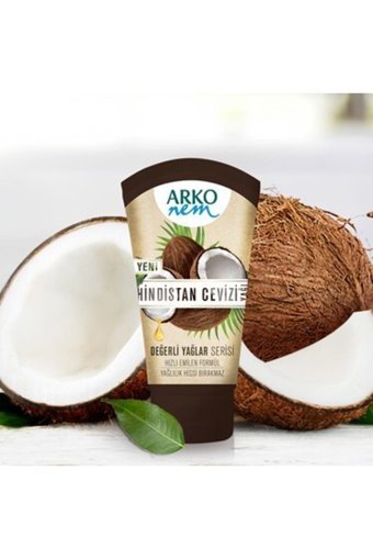 Arko Hindistan Cevizli Tüm Ciltler Organik Vegan Parfümlü El Kremi 2×60 ml