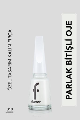 Flormar 310 Snow White Snow White Parlak Oje