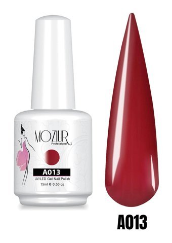 Mozıur A013 Bordo Kalıcı Parlak Oje
