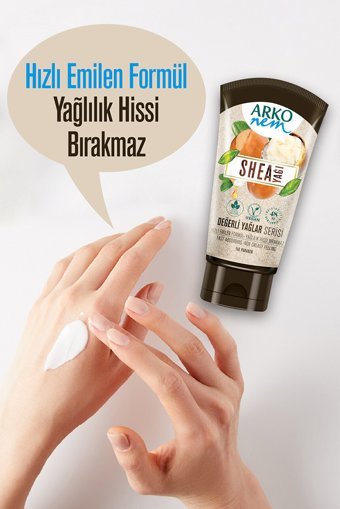 Arko Shea Yağlı Tüm Ciltler Organik Vegan Parfümlü El Kremi 3×60 ml
