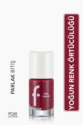 Flormar 65 Bordo Parlak Oje