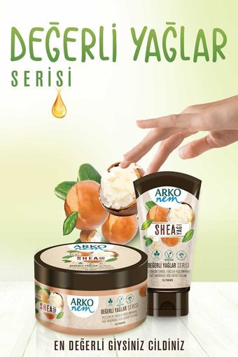 Arko Shea Yağlı Tüm Ciltler Organik Vegan Parfümlü El Kremi 3×60 ml
