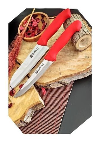 Sürlaz Plastik Saplı 18.5 - 15 cm 2 Parça Düz Satır