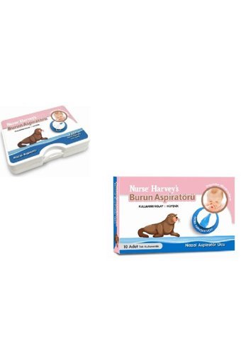 Nurse Harvey's Yedek Uçlu Nazal Burun Aspiratörü Seti+Yedek Ucu 10'lu
