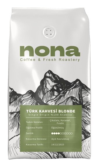 Nona Coffee Fresh Roastery Fresh Roastery Sade Açık Kavrulmuş Türk Kahvesi 250 gr