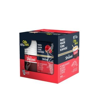 Shazel Ofis Seti Narlı Orta Kavrulmuş Türk Kahvesi 12x10x12 gr