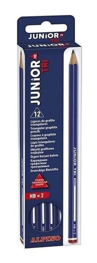 Alpino Tri 12'li Yuvarlak Siyah HB Kurşun Kalem Seti
