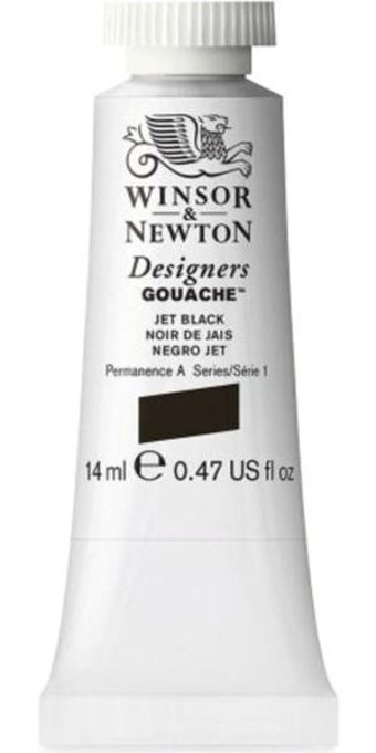 Winsor & Newton Designers 335 Tüp Siyah 14 ml Guaj Boya