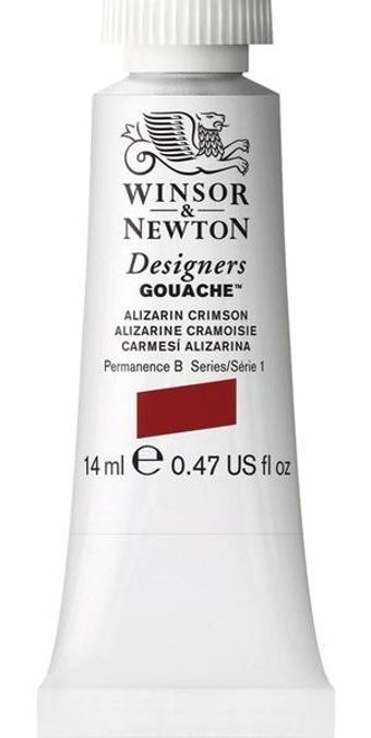 Winsor & Newton Designers 004 Tüp Kırmızı 14 ml Guaj Boya