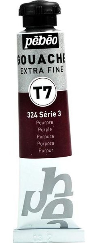 Pebeo T7 Extra-Fine N:324 Tüp Mor 20 ml Guaj Boya