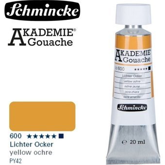 Schmincke 600 Yellow Ochre Tüp Kahverengi 20 ml Guaj Boya