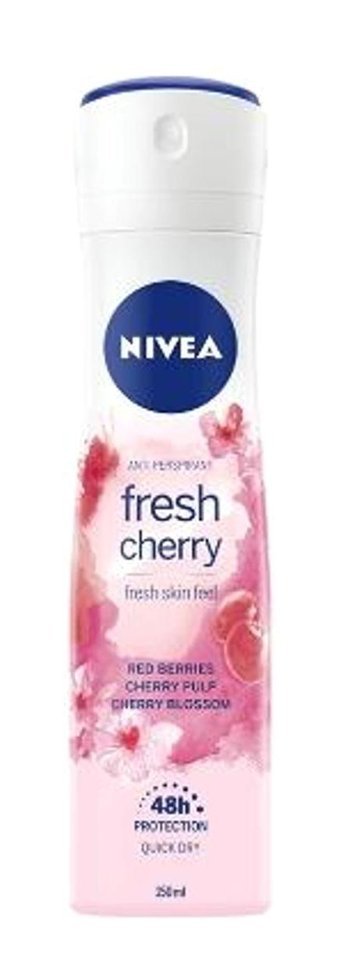 Nivea Fresh Cherry Ter Önleyici Sprey Kadın Deodorant 4x150 ml