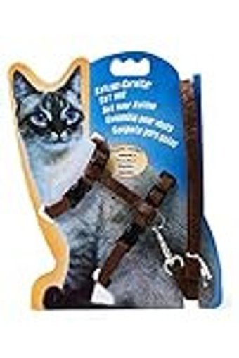 Tineke Kahverengi Ayarlanabilir Gezdirme Göğüs Kedi Tasması