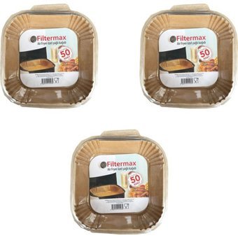 Filtermax Kare Airfryer Pişirme Kağıdı 150 Adet