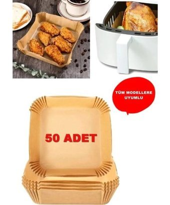 Munbo Kare Airfryer Pişirme Kağıdı 50 Adet