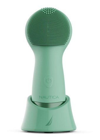 Nautica PC130 Sonic 400 mAh Normal Ciltler İçin Silikon Şarjlı Titreşimli Yüz Temizleme Cihazı Yeşil