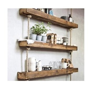 Egebaby 3 Raflı Çam Ağacı 50 x 100 x 9 cm Ceviz Kitaplık