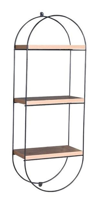 Li'L 3 Raflı Metal - Suntalam 31 x 82.5 x 16 cm Ahşap - Siyah Kitaplık