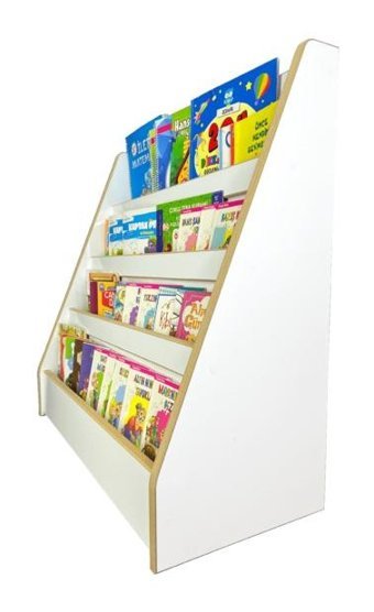 Emdief Home 4 Raflı Mdf 71 x 69 x 30 cm Beyaz Kitaplık