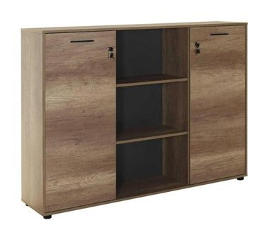 Adore Mobilya Newyork 9 Bölmeli 6 Raflı Yonga Levha 150 x 110 x 34 cm Tori Kitaplık