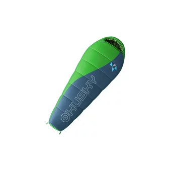 Husky Merlin -10 Derece Polyamid Sonbahar Trekking Tek Kişilik Çocuk Uyku Tulumu Kırmızı-Yeşil