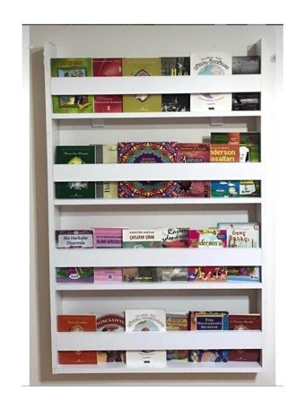 Rahison 4 Raflı Suntalam 68.5 x 120 x 10 cm Beyaz Kitaplık