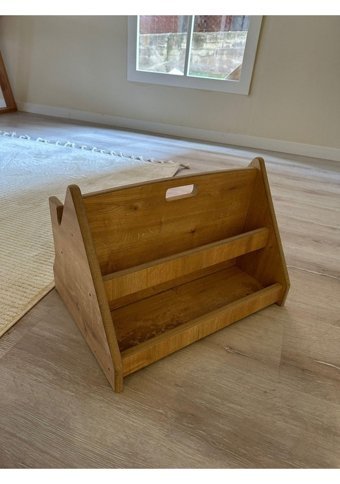 Alfacountry 2 Bölmeli 2 Raflı Mdf 37 x 33 cm Ahşap Kitaplık