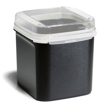 Tupperware Kapaklı Siyah Ekmek Kutusu