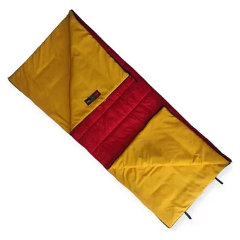 Naturecamp Oga 200 Plus -5 Derece Micropolyester 1 Mevsim Kamp Tek Kişilik Yetişkin Uyku Tulumu Kırmızı