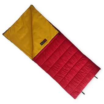 Naturecamp Oga 200 Plus -5 Derece Micropolyester 1 Mevsim Kamp Tek Kişilik Yetişkin Uyku Tulumu Kırmızı
