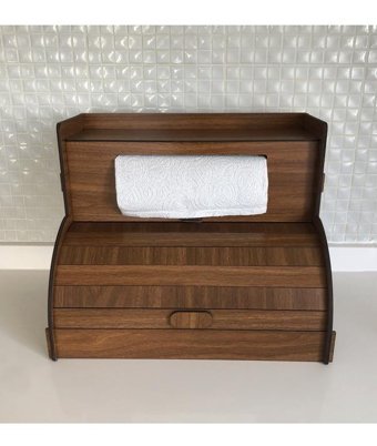 Bixwood Kapaklı Ahşap Ekmek Kutusu