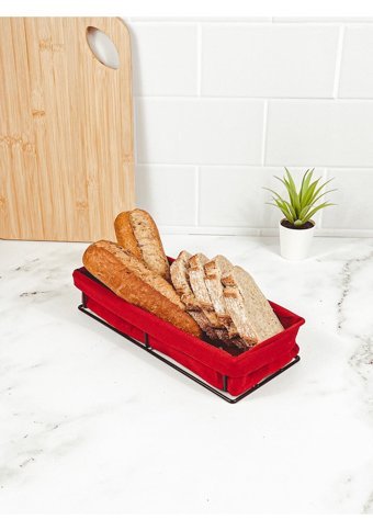 Finehome Kırmızı Ekmek Kutusu