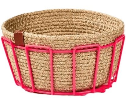 Edora Home Yuvarlak Pembe Ekmek Kutusu