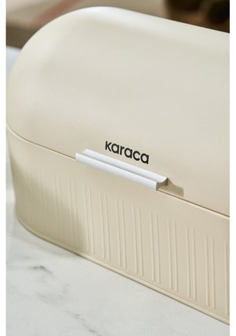Karaca Aren Kapaklı Krem Ekmek Kutusu