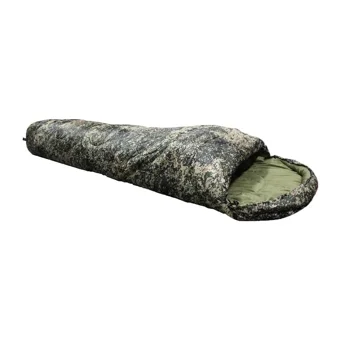 Evolite Alaska Camo Pro -15 Derece Polyester 3 Mevsim Trekking Tek Kişilik Yetişkin Uyku Tulumu Haki