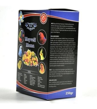 Beautiful Food Kabuksuz Meyveli Vitaminli Standart Kuş Yemi 250 gr