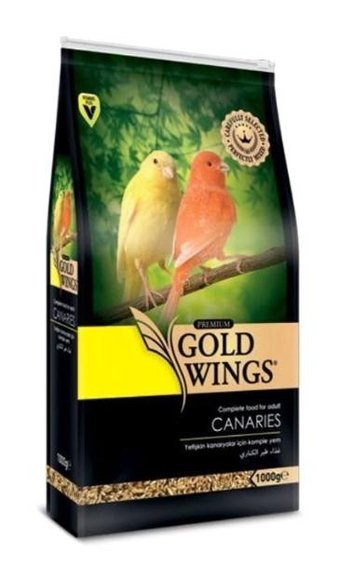 Grold Wingrs Premium Kabuksuz Kenevirli Vitaminli Yetişkin Kuş Yemi 200 gr