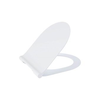 Bocchi Pure Slim Üstten Sıkmalı Yavaş Kapanan Mat Beyaz U Klozet Kapağı