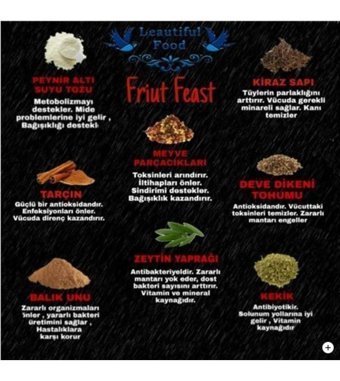 Beautiful Food Kabuksuz Meyveli Vitaminli Standart Kuş Yemi 500 gr