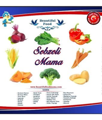 Beautiful Food Kabuksuz Sebzeli Vitaminli Standart Kuş Yemi 1 kg