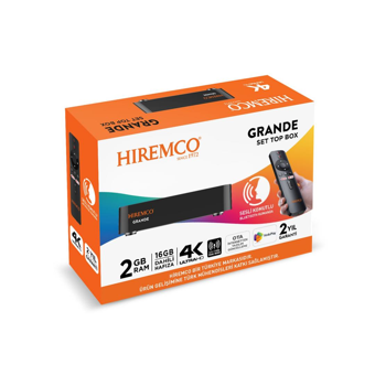 Hiremco Grande 16 GB Kapasiteli 2 GB Ram 4K Android TV Box