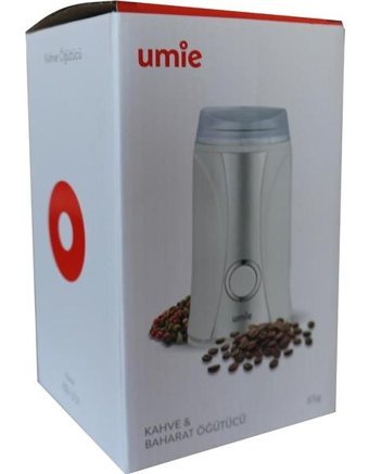 Umie KB-U51 160 W Plastik Otomatik Elektrikli Kahve Öğütücü Beyaz