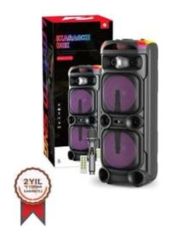 Torima KTS-1940 Radyolu Işıklı Siyah Bluetooth Hoparlör